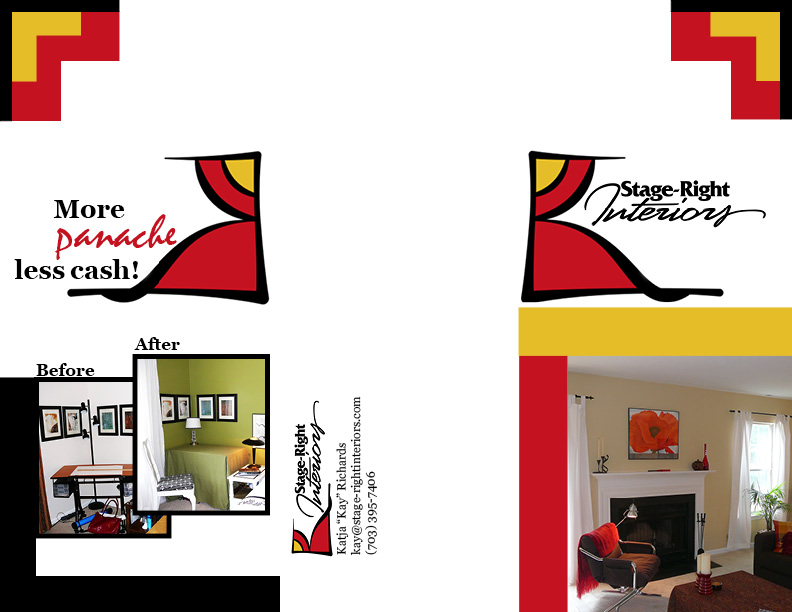 Stage Right Interior Decorating Brochure -Outside
