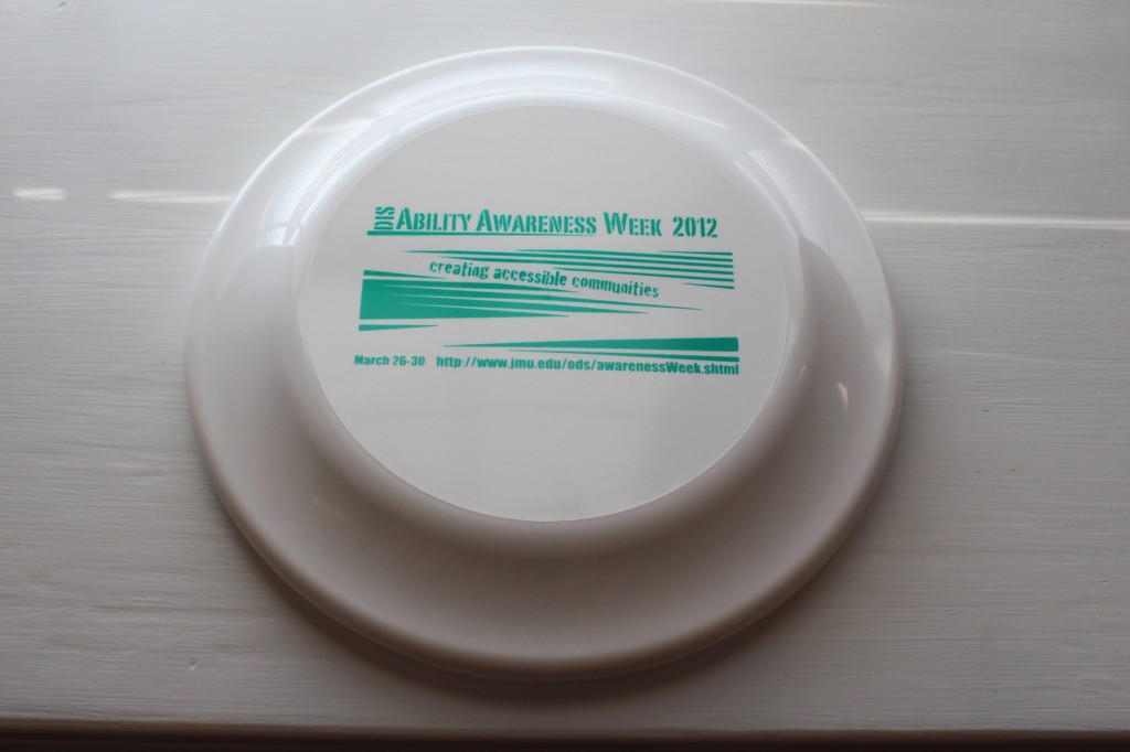 Disability Awareness Week Frisbee