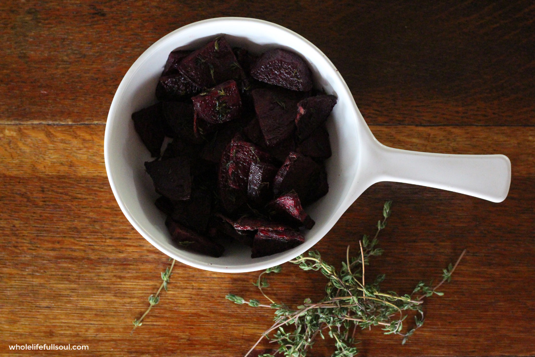 Cinnamon & Thyme Roasted Beets