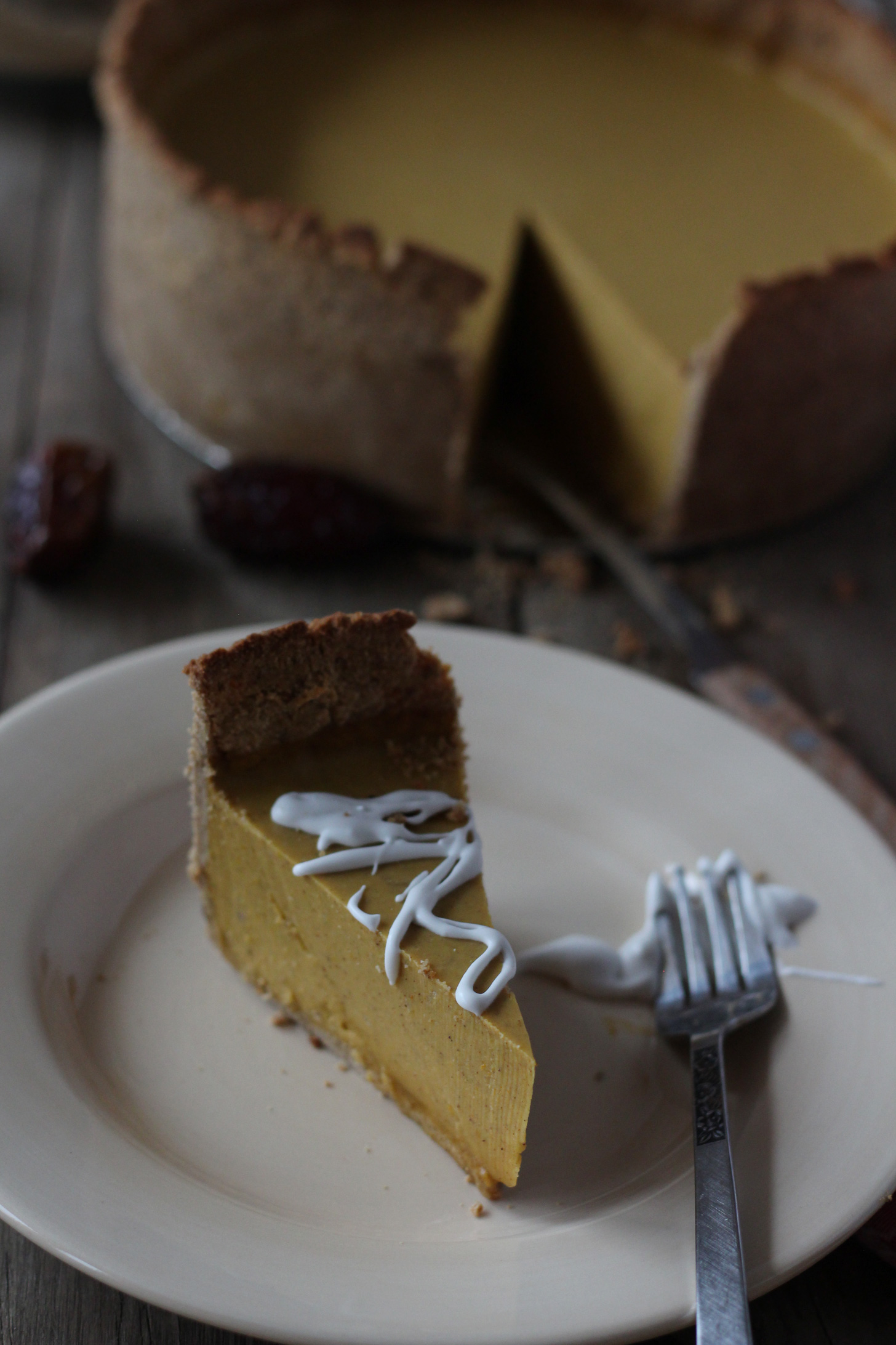 AIP Pumpkin Cheesecake Pie